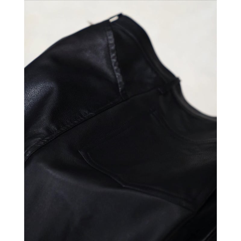MAATEE&SONS Ex. LAMB LEATHER WORK TROUSERS | Mu