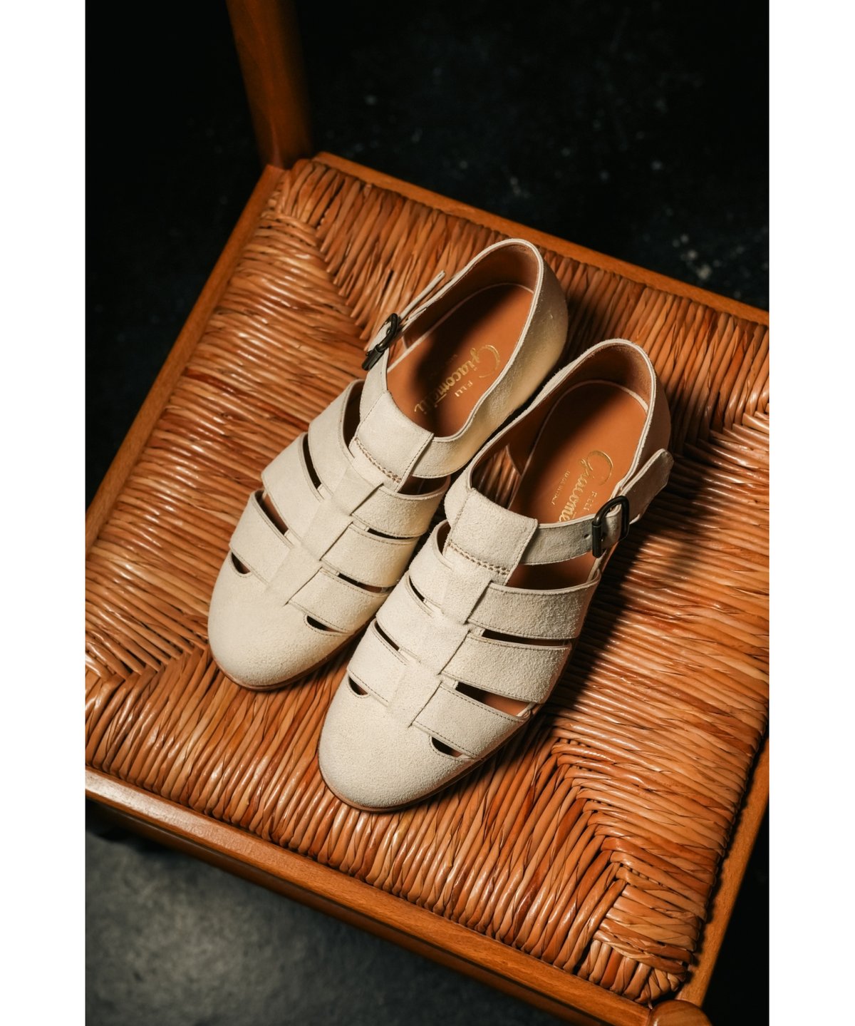 F.LLI Giacometti Gurkha 41サイズ F.lli Giacometti / Gurkha Sandal Cocco (Nero) | twelve