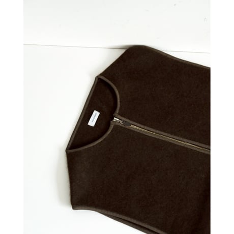 WALENODE  innocent YAK Zip-up vest