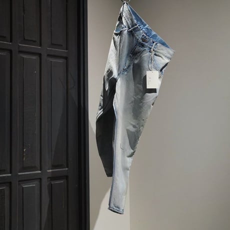 ANCELLM Ex. 5P SELVEDGE RIPPED KNEES DENIM PANTS USED