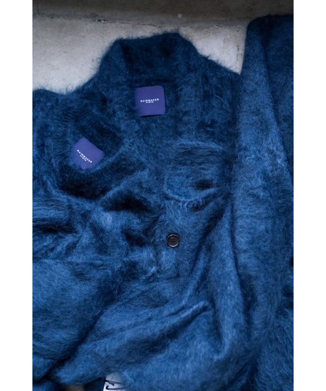 RAINMAKER MINK CASHMERE SHAWL COLLAR CARDIGAN | RAINMAKER MINK CASHMERE SHAWL COLLAR CARDIGAN |