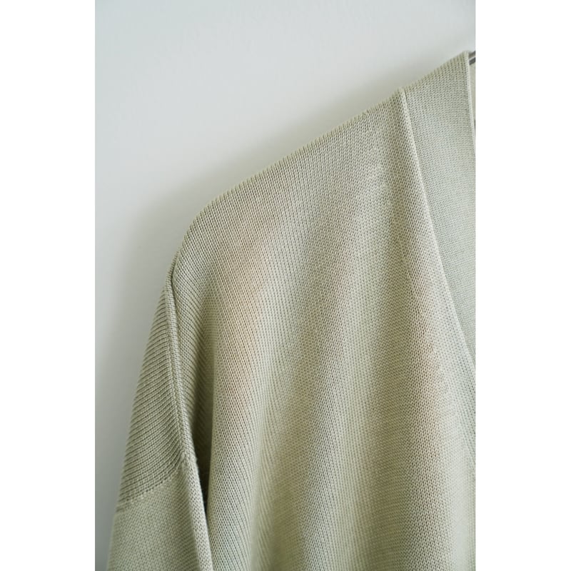 Olde H & Daughter SILK PLAIN STITCH CARDIGAN |