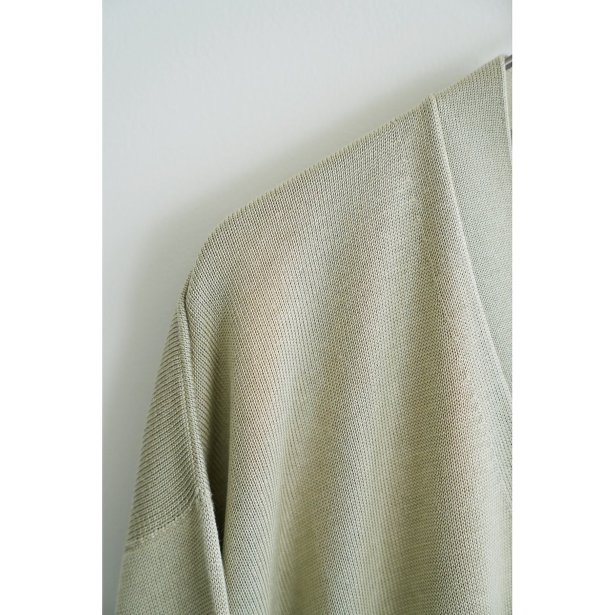 Olde H & Daughter SILK PLAIN STITCH CARDIGAN |