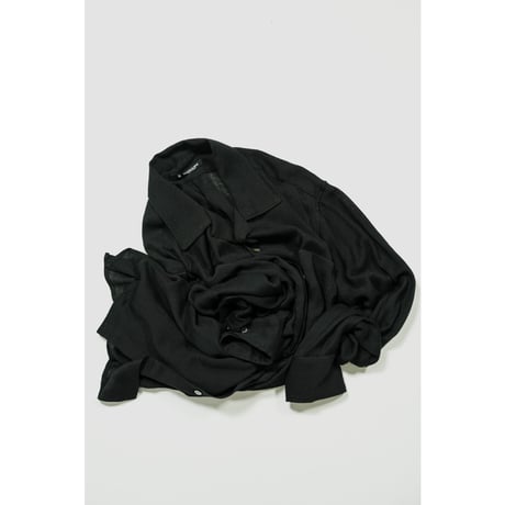 MAATEE&SONS OPEN COLLAR SHIRTS SILKRAYON