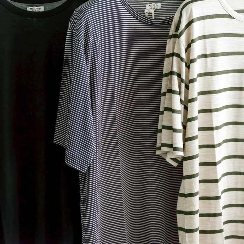 MAATEE&SONS WASHABLE SILK TENJIKU LOOSE TEE | M