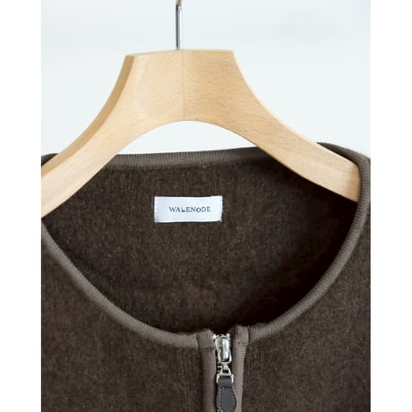 WALENODE  innocent YAK Zip-up vest