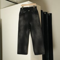 ANCELLM AGING TAPERED 5P DENIM PANTS