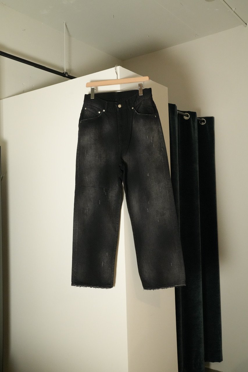 【美品】ANCELLM DENIM size3 タグ付き【セール中！】 ANCELLM P/TAPERED 5P DENIM PANTS | MusterWerk Sud.