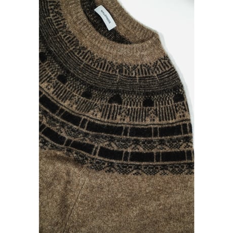 WALENODE "Innocent YAK" Circular yoke sweater