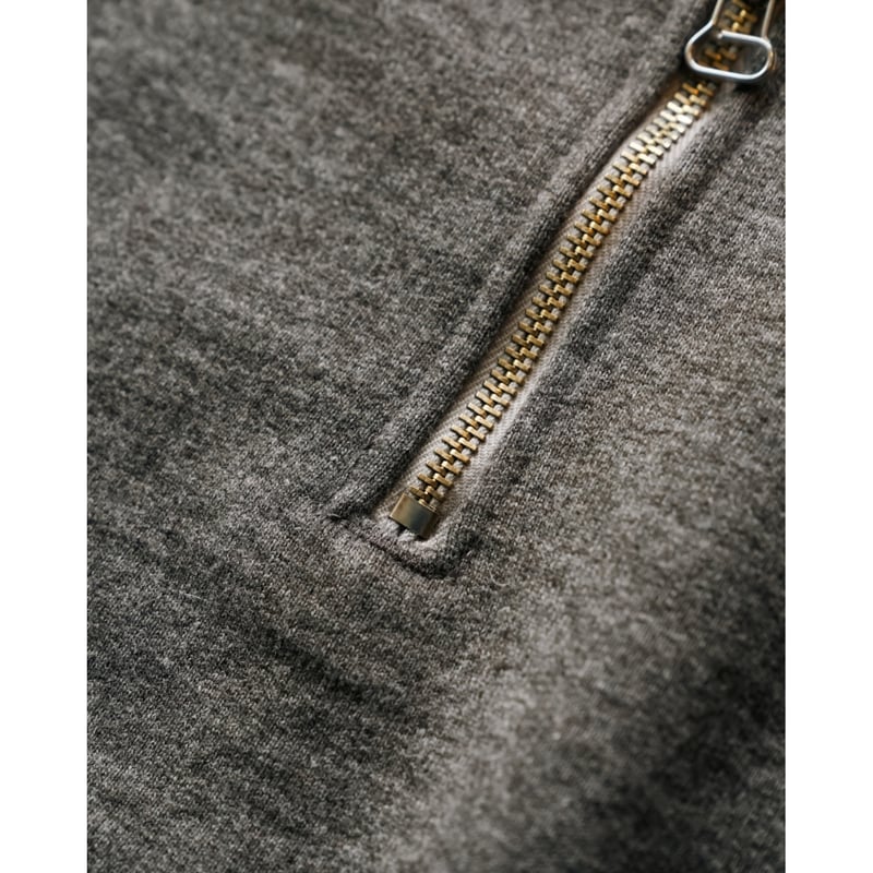 SLOPESLOW WOOL FRENCH TERRY ハーフジップ Slopeslow Ex.WOOL FRENCH TERRY HALF ZIP SWEATSH