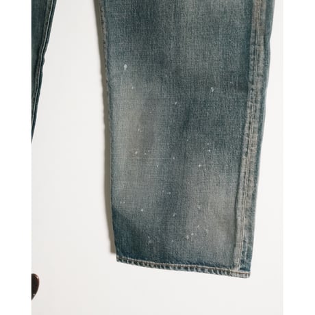ANCELLM AGING TAPERED 5P DENIM PANTS