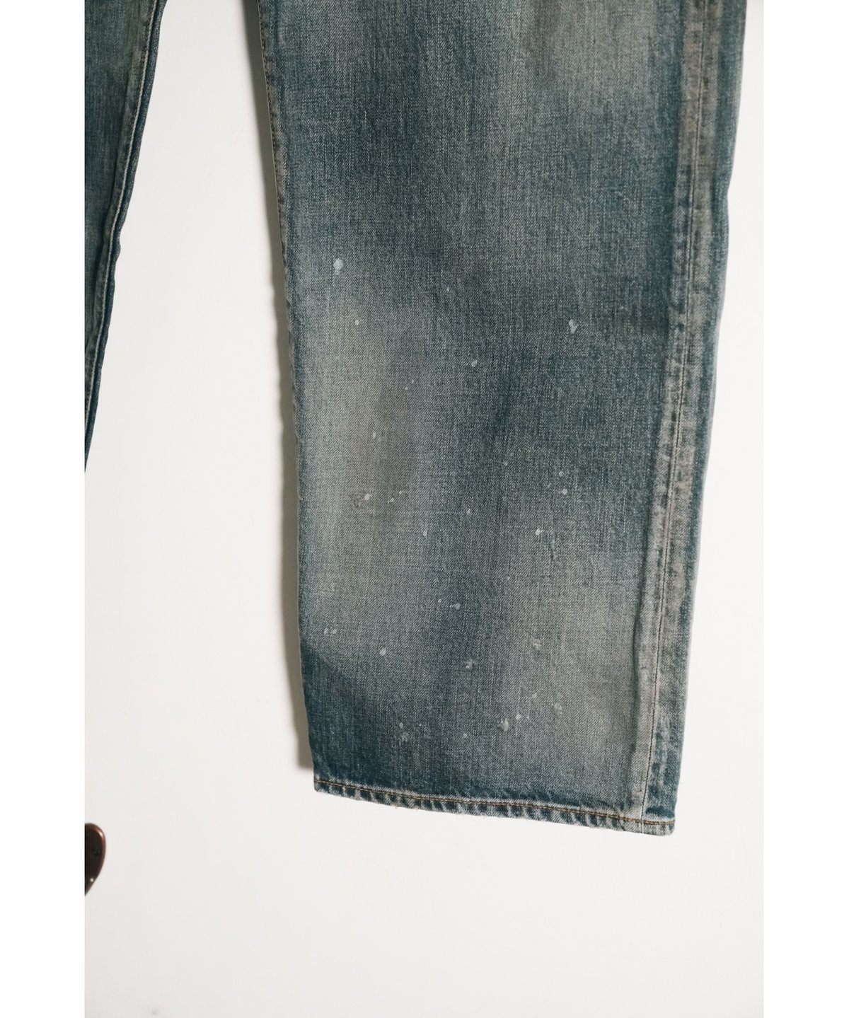 ANCELLM AGING TAPERED 5P DENIM PANTS | MusterWerk