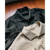 THE CLASIK LINEN HEMP TWILL SHARK COLLAR JACKET