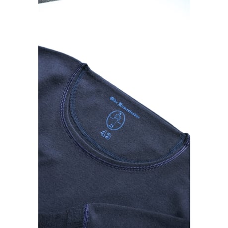 Olde Homesteader "YOUTH" Ex. CASHMERE INTERLOCK CREW NECK LONG SLEEVE