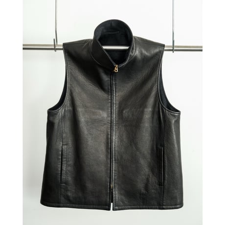 MAATEE&SONS DEAR LEATHER VEST 裏カシミヤ