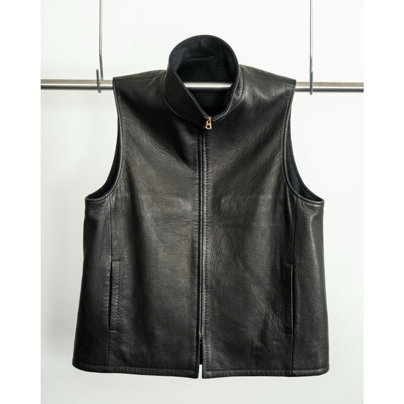イ*ン様 MAATEE&SONS Cashmere  Vest MAATEE&SONS DEAR LEATHER VEST 裏カシミヤ | MusterWerk