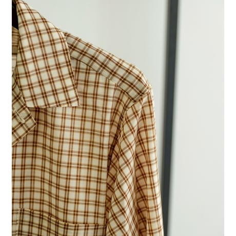 MAATEE&SONS Ex. "H"WOOL OPEN COLLAR SHIRTS