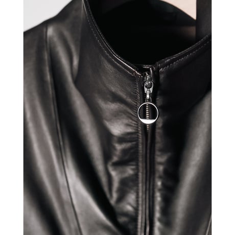 MAATEE&SONS SHEEP GLOVE LEATHER FULL ZIP ANORAK "GEEEK"