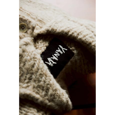 YANABA "ARRON" POLO NECK CARDIGAN