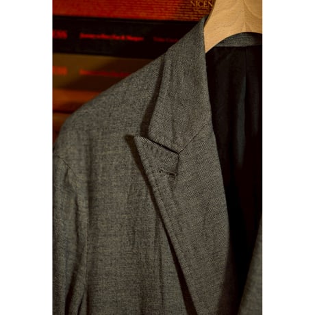 MAATEE&SONS DOUBLE GATHERED JK "super200's shark skin"