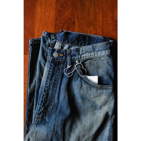 ANCELLM AGING MIDDLE STRAIGHT 5P DENIM PANTS