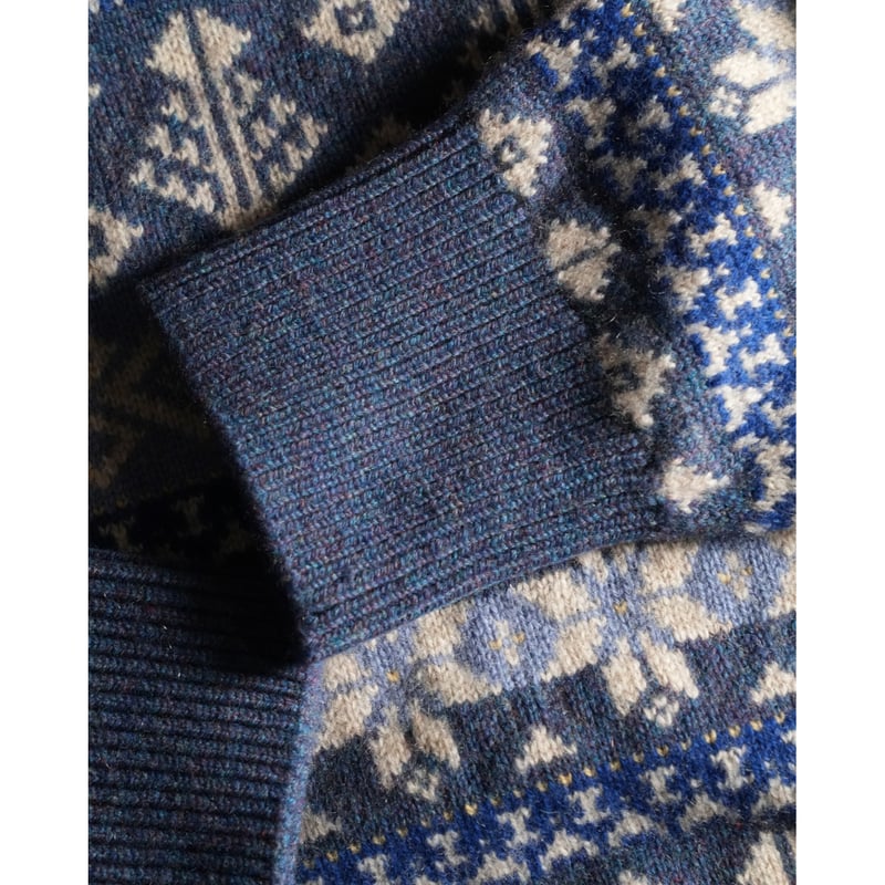 MAATEE&SONS CASH JACQUARD P/O SWEATER 