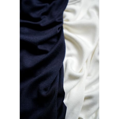 MAATEE&SONS Ex. WASHABLE SILK RIB TANK TOP