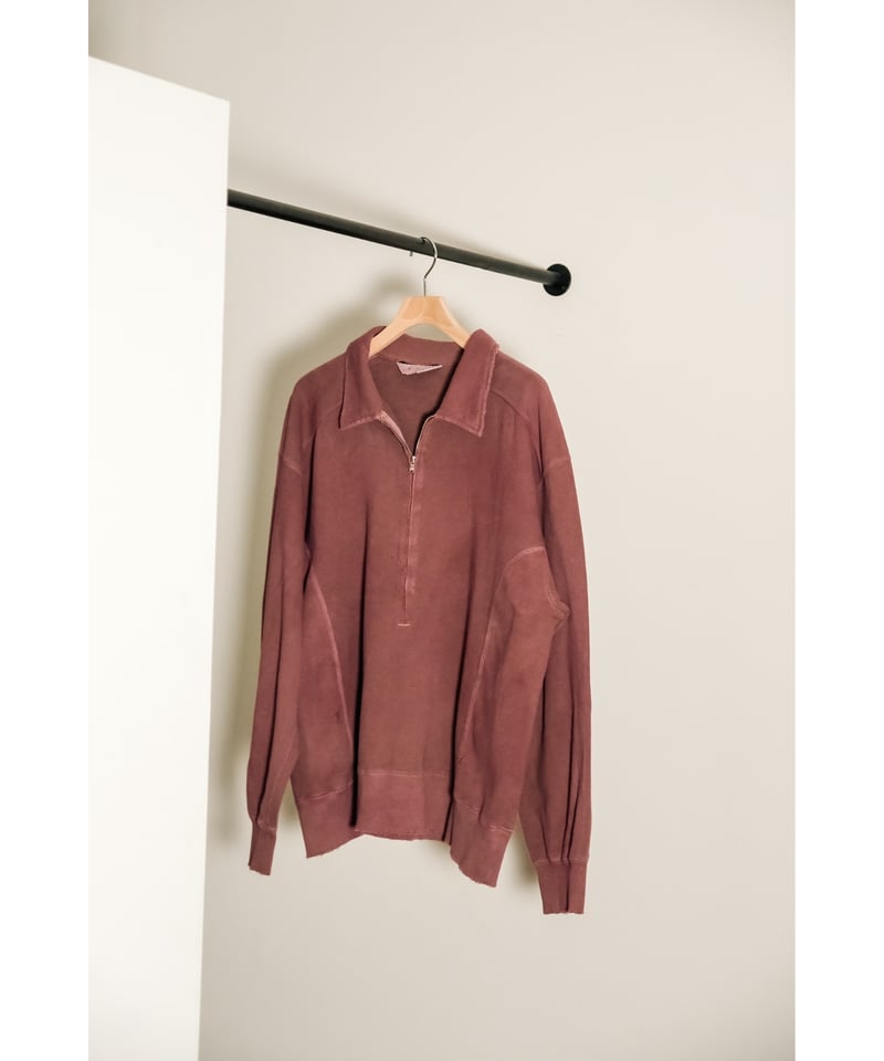 ANCELLM HALF ZIP SWEAT SHIRT | MusterWerk ANCELLM HALF ZIP SWEAT SHIRT | MusterWerk