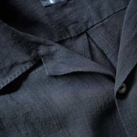 MAATEE&SONS "ドS LINEN" OPEN COLLAR SHIRTS S/S