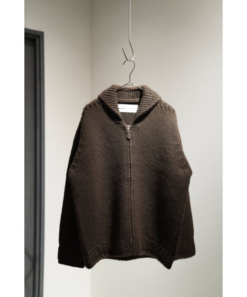 ジャケット・アウター walenode Ex.Tibetan yak cowichan sweater walenode Ex. Tibetan yak Hand knitted cowichan