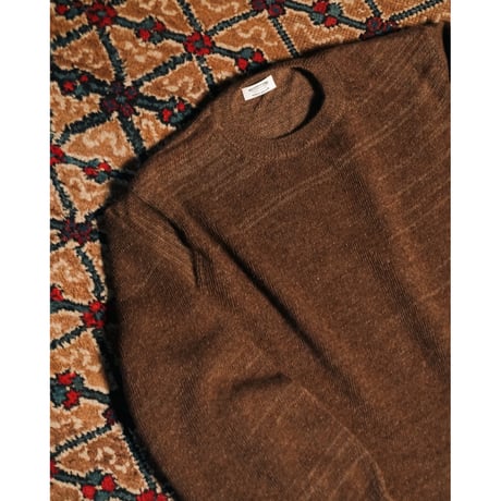 MAATEE&SONS RBALPACA-CASHMERE/MINK SS天竺 SWEATER