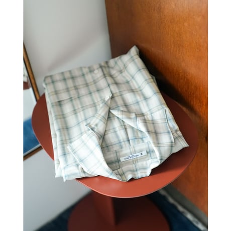 MAATEE&SONS  "H"WOOL OPEN COLLAR SHIRTS