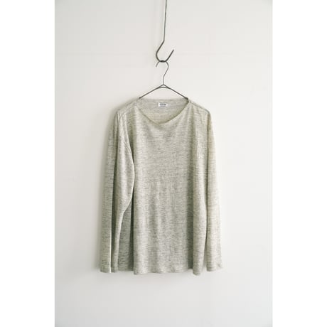 MAATEE&SONS L/S BOAT TEE LINEN天竺