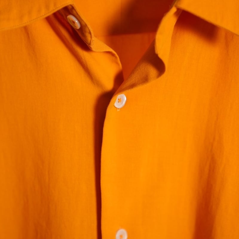 MAATEE&SONS CHARLES 強撚ビエラ ORANGE MAATEE&SONS 