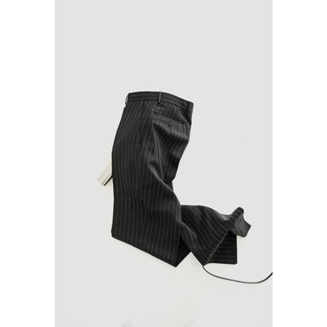 BIBOJA High Waisted Flare Trousers -No Pleat/Slanted Pockets