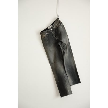 ANCELLM #07 SLIM STRAIGHT 5P DENIM PANTS