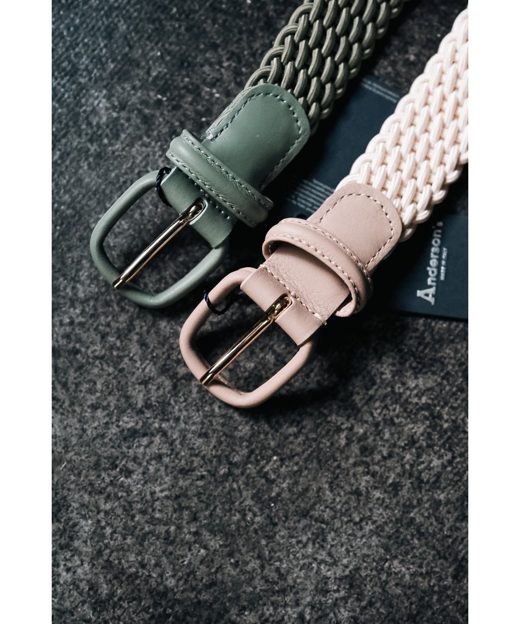 完売品　Anderson's Ex. RUBBER MESH BELT Anderson's Ex. RUBBER MESH BELT 112/3.5 | Muste