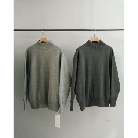 Slopeslow WOOL FRENCH TERRY TURTLE NECK SWEATSHIRTS
