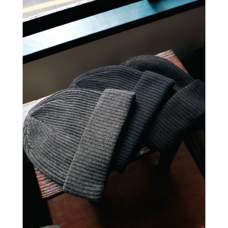 （新品）Picea cashmere（ピセアカシミヤ）リブニットキャップ カシミヤ100％ リブニットキャップ | Material,Cashmere | FUKAKINET
