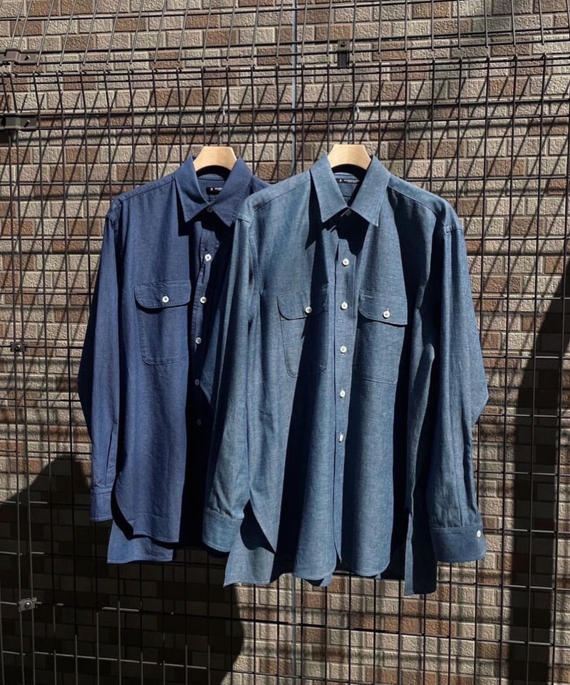日*人様 maatee&sons chambray work shirts si 楽天市場】【中古】MAATEE＆SONS23SS CHAMBRAY WORK SHIRTS