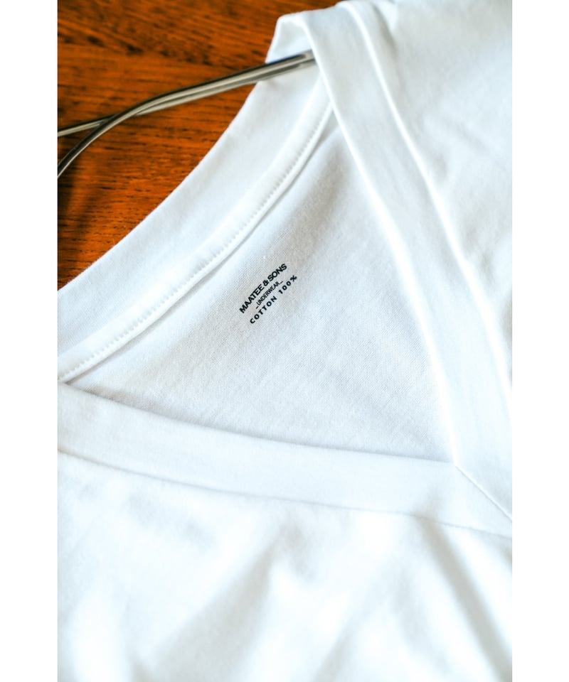 MAATEE&SONS 24SS ムコV TEE White サイズ:2
