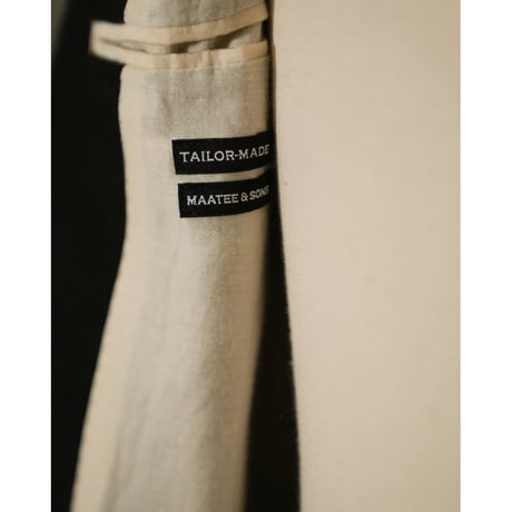 MAATEE&SONS WASHED DOUBLE TAILORED "強撚平MAT WOOL"