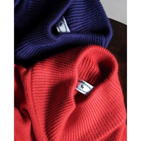 MAATEE&SONS 梳毛CASHMERE多本撚 P/O SWEATER
