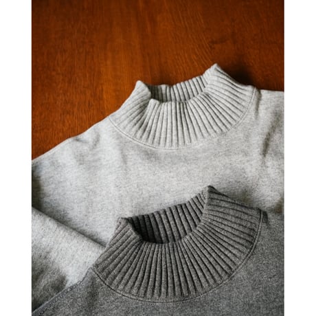 Slopeslow WOOL FRENCH TERRY TURTLE NECK SWEATSHIRTS