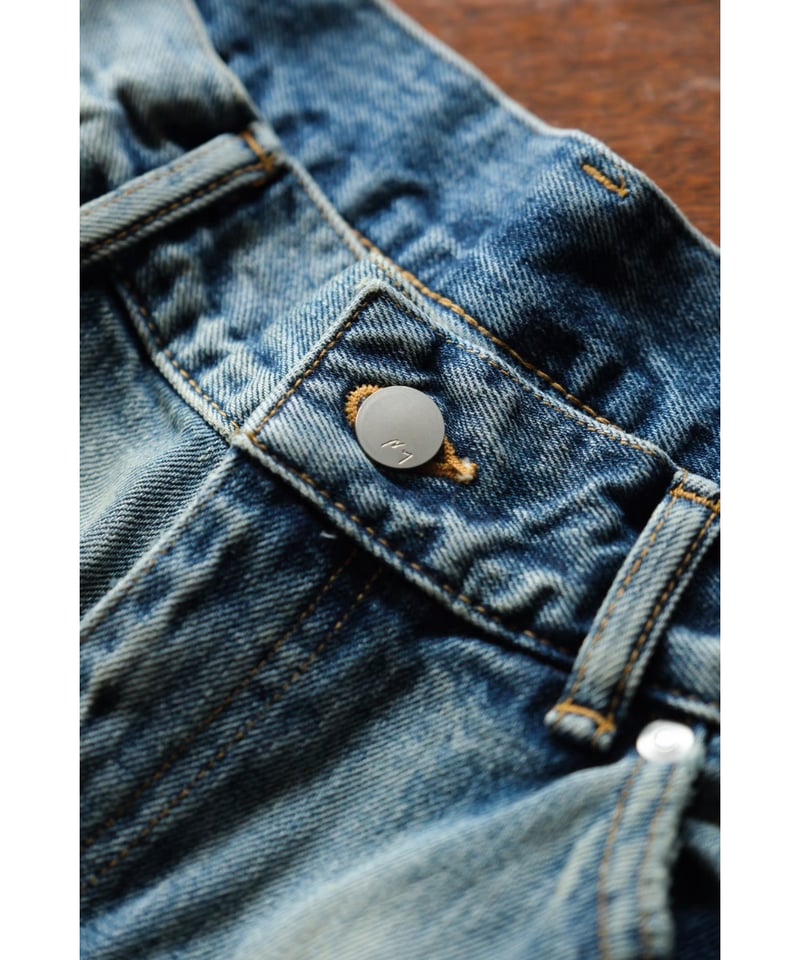 ANCELLM AGING SELVEDGE TAPERED 5P DENIM PANTS | ANCELLM AGING SELVEDGE TAPERED 5P DENIM PANTS |