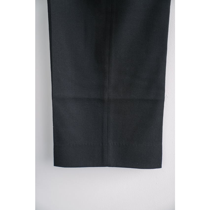 LEA BOBERG FLAP POCKET TRS - BRITISH WOOL CREP