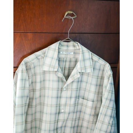 MAATEE&SONS  "H"WOOL OPEN COLLAR SHIRTS
