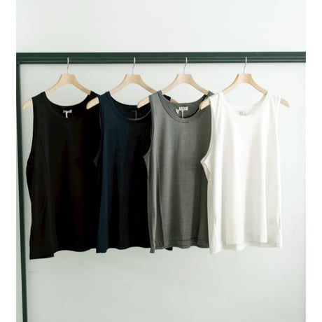 MAATEE&SONS WASHABLE SILK TENJIKU TANK TOP