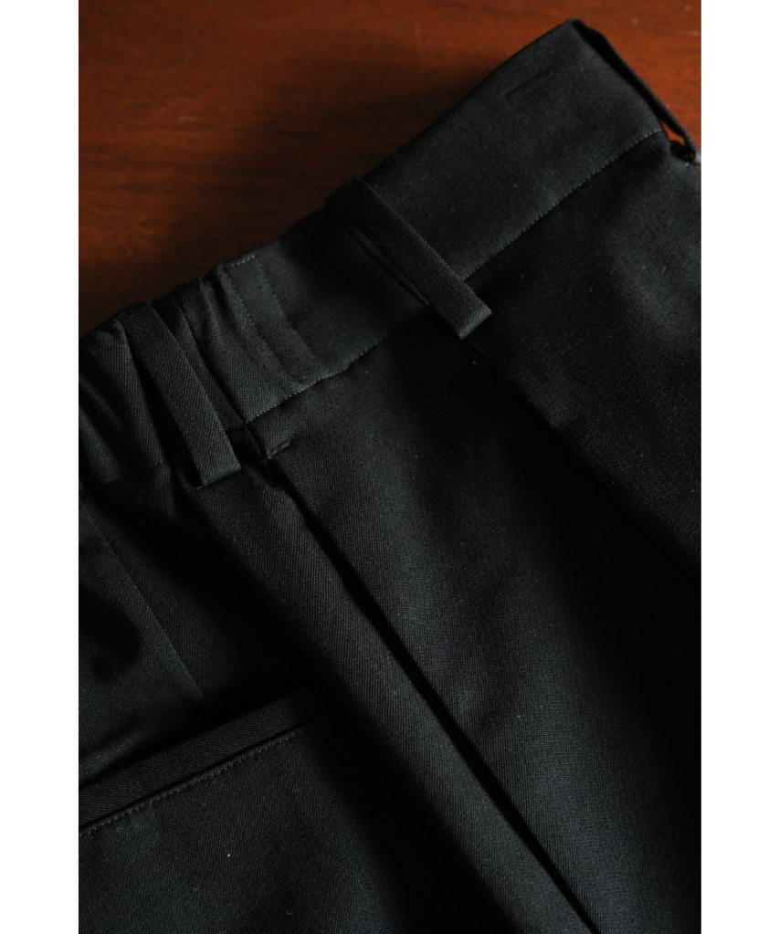 nonnotte Wool Gabardine Draping Crotch Box Plea