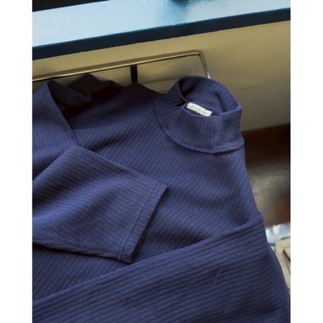 Olde Homesteader Ex.EXTRA COTTON RIB MOCK NECK L/S